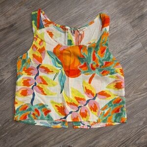 Christian Siriano Colorful Floral 2 Piece